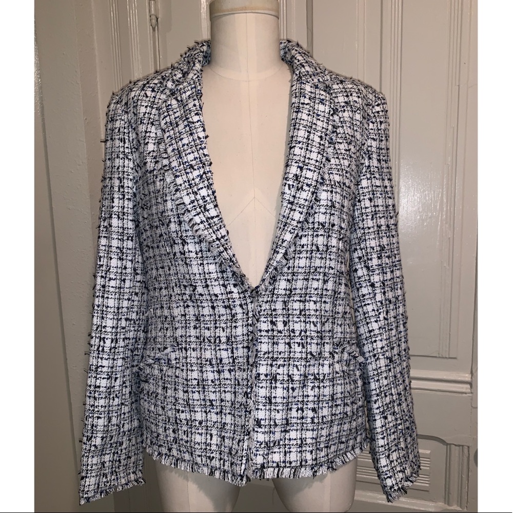 Tweed, blue and white, cute Blazer